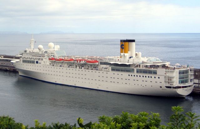 Φωτιά σε κρουαζιερόπλοιο της εταιρείας του Costa Concordia, ασφαλείς οι επιβάτες